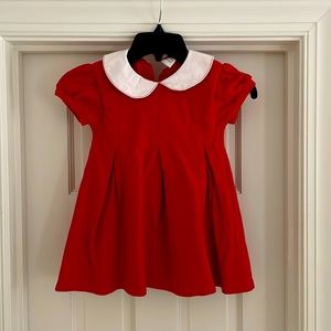 Bell Bliss, 3T red cotton dress